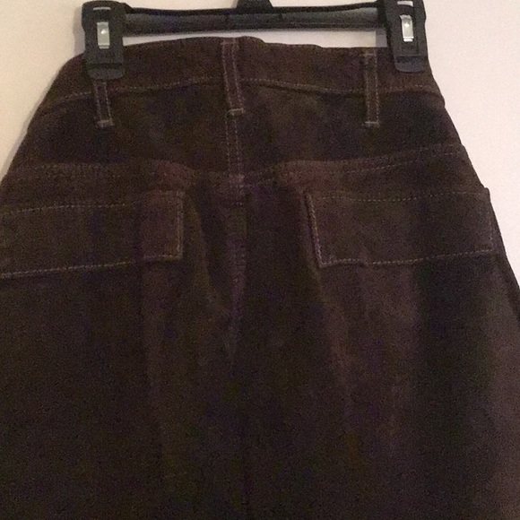 Brown Suede Cargo Pants - Picture 2 of 6